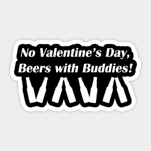 no valentine's day Sticker